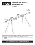 Ryobi A18MS01 Saw User Manual