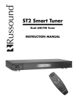 Russound ST2 Stereo System User Manual