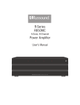 Russound R850MC Stereo Amplifier User Manual