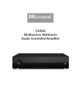 Russound CAS44 Speaker System User Manual