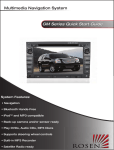 Rosen Entertainment Systems GM series GPS Receiver User Manual