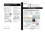 Roland HPi-7 Musical Instrument User Manual