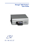 Rimage 480i Photo Printer User Manual