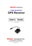 Rikaline GPS-6010-X5 GPS Receiver User Manual