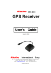 Rikaline GPS-6010 GPS Receiver User Manual