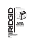 RIDGID OL50135AL Air Compressor User Manual