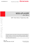 Renesas M3S-UFLA32R Computer Drive User Manual