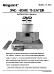 Regent Sheffield HT- 5OO Home Theater System User Manual