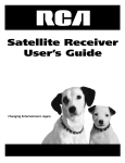 RCA Satellite TV System Satellite TV System User Manual