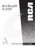 RCA Satellite System Satellite TV System User Manual