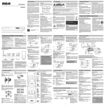 RCA RTD325W Home Theater System User Manual