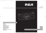 RCA RS2653 Stereo System User Manual