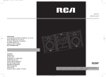 RCA RS2047 Stereo System User Manual