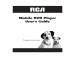 RCA Mobile DVD Player Portable DVD Player User Manual