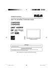 RCA L26HD35D Flat Panel Television User Manual