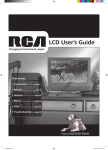 RCA L15D20 Flat Panel Television User Manual