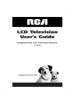 RCA J12H770 Flat Panel Television User Manual
