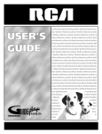 RCA G32705 Flat Panel Television User Manual