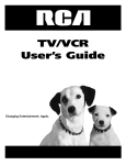 RCA F19425 TV VCR Combo User Manual