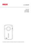 RCA EZ1010BL Camcorder User Manual