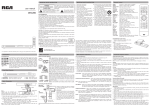 RCA DRC286 DVD Player User Manual