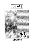 RCA CDS 1000 Digital Camera User Manual