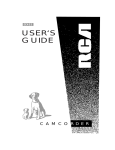RCA CC432 Camcorder User Manual