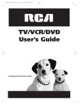 RCA B27TF685 TV DVD Combo User Manual