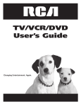 RCA B27TF680 TV DVD Combo User Manual