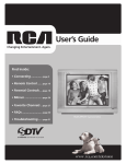 RCA 20F524T CRT Television User Manual