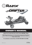 Razor 25143400 Automobile User Manual