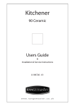 Rangemaster U109720 - 01 Oven User Manual