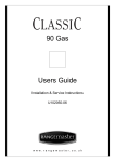 Rangemaster 90 Gas Range User Manual