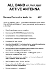 Ramsey Electronics AA7 Stereo System User Manual