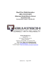 Quatech DSE-410D Network Card User Manual