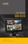 Q-See MODEL QC40196 DVR User Manual