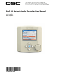 QSC Audio NAC-100-BK Speaker System User Manual