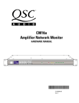 QSC Audio CM16a Home Theater System User Manual