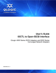 Q-Logic 8200 SERIES CONVERGED NETWORK ADAPTERS Network Card User Manual