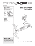 ProForm 831.21522.1 Home Gym User Manual