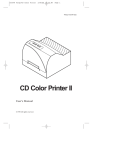 Primera Technology CD Color Printer II Printer User Manual