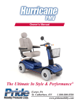 Pride Mobility PMV5000 Automobile User Manual