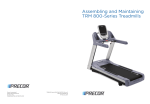 Precor TRM 800 Treadmill User Manual