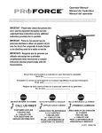 Powermate PMC106000 Portable Generator User Manual