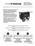 Powermate PM0106000 Portable Generator User Manual