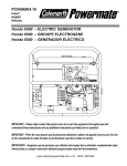 Powermate PC0496504.18 Portable Generator User Manual