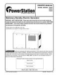 Powermate P2201 Portable Generator User Manual