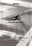 Power Acoustik OVN1-4000D Car Amplifier User Manual
