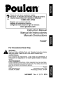 Poulan 952711964 Trimmer User Manual