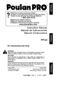 Poulan 952711879 Trimmer User Manual